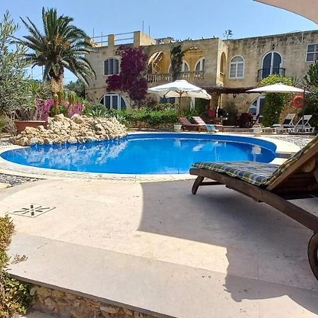 Dar Ta' Xmun - Idyllic Farmhouse With Pool, Garden, Seaview & Sunset San Lawrenz Luaran gambar