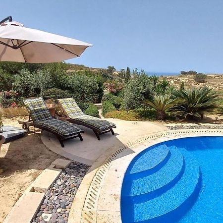 Dar Ta' Xmun - Idyllic Farmhouse With Pool, Garden, Seaview & Sunset San Lawrenz Luaran gambar