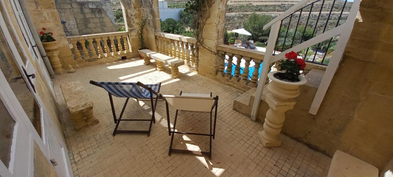 Dar Ta' Xmun - Idyllic Farmhouse With Pool, Garden, Seaview & Sunset San Lawrenz Luaran gambar