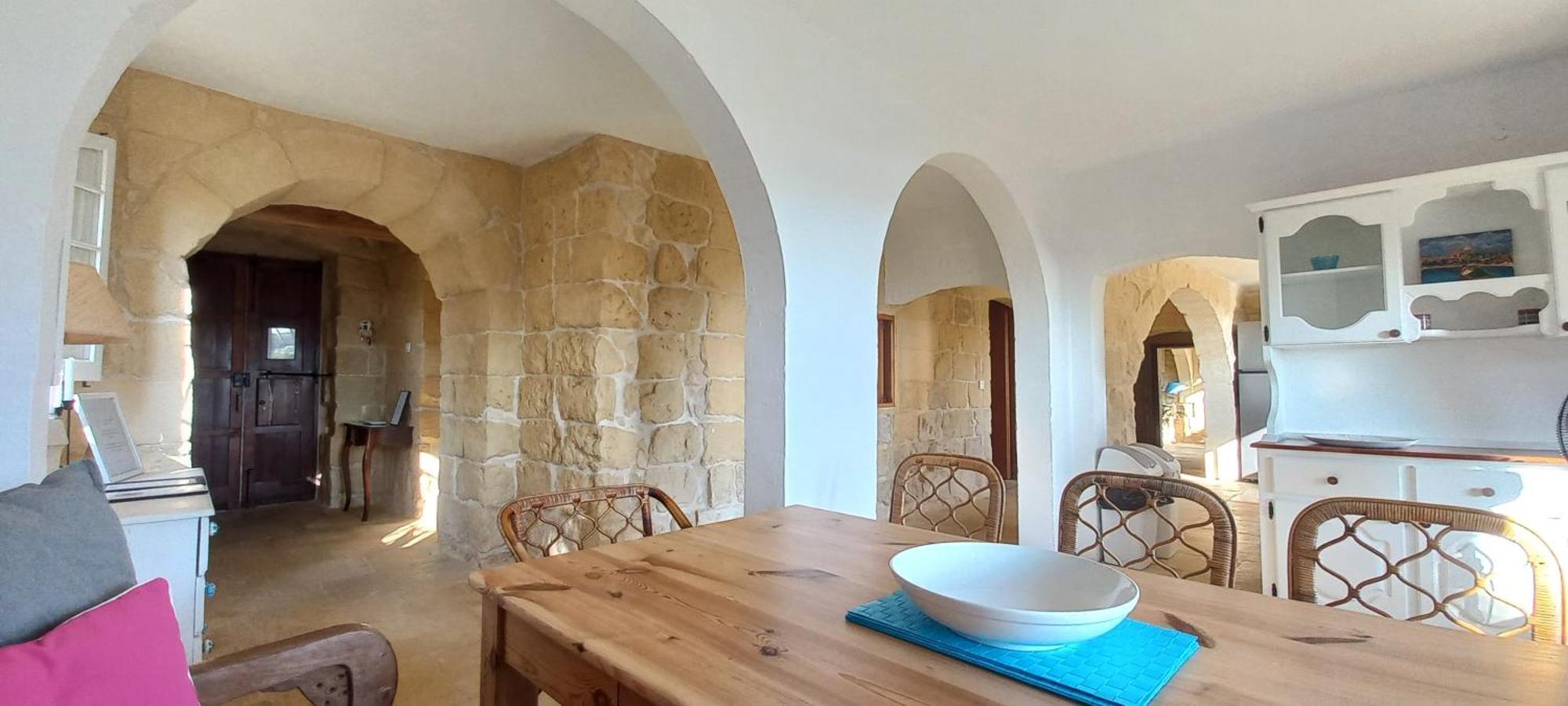 Dar Ta' Xmun - Idyllic Farmhouse With Pool, Garden, Seaview & Sunset San Lawrenz Luaran gambar
